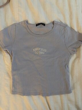 Brandy Melville - Light Lavender Newport Beach California Tee